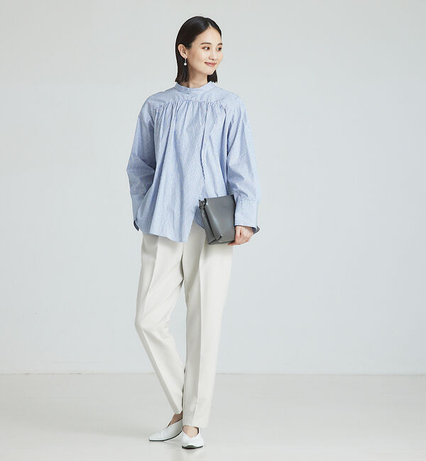 qualite「ダブルクロスセンタープレスパンツ」|その他|