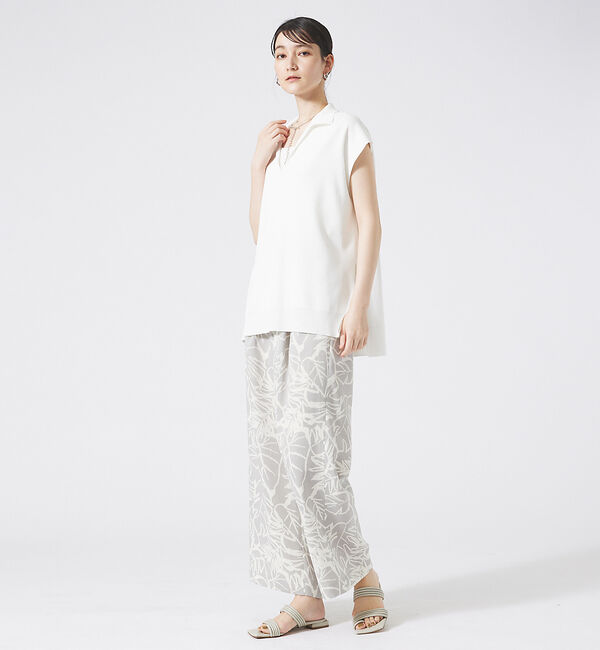 qualite「レーヨンストレッチオープンカラーシャツ」|シャツ・ブラウス|