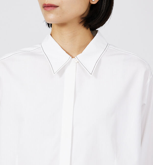 qualite「コットンレギュラーカラーシャツ」|シャツ・ブラウス|