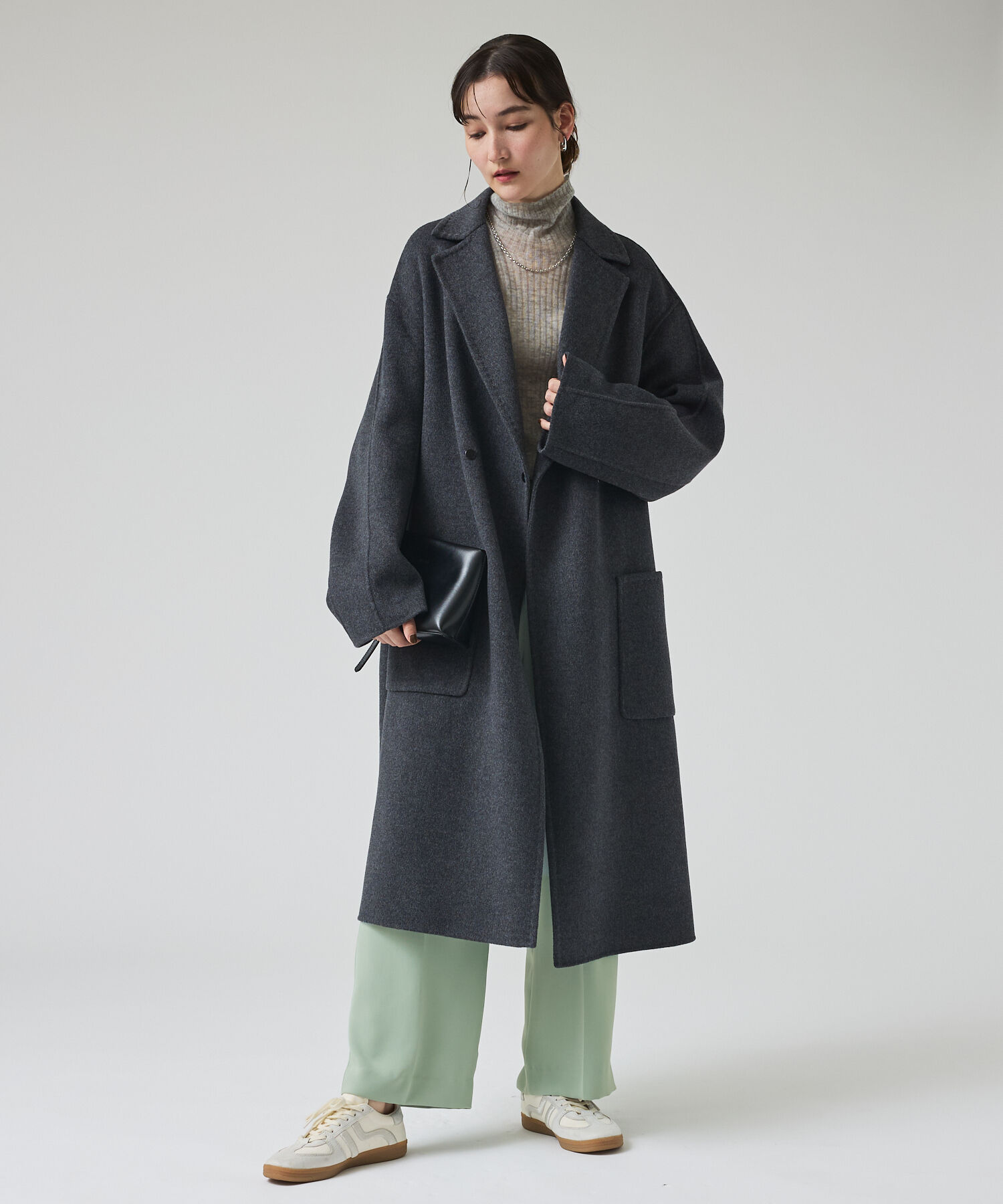 qualite「マットサテンストレートパンツ」|その他|