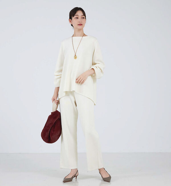 qualite「【セットアップ対応】ハイゲージウールニットパンツ」|その他|