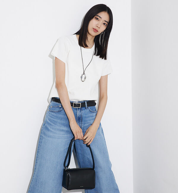 qualite「ウォッシャブルニットT」|Tシャツ・カットソー|