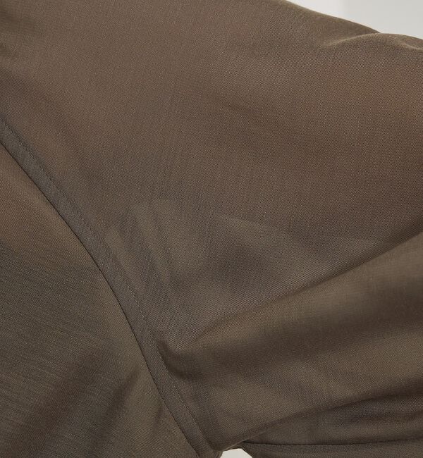 qualite「ラウンドスリーブギャザーブルゾン」|ブルゾン・スタジャン|