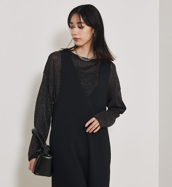 qualite「【オールシーズン大活躍】ナローロングワンピース」|ワンピース|