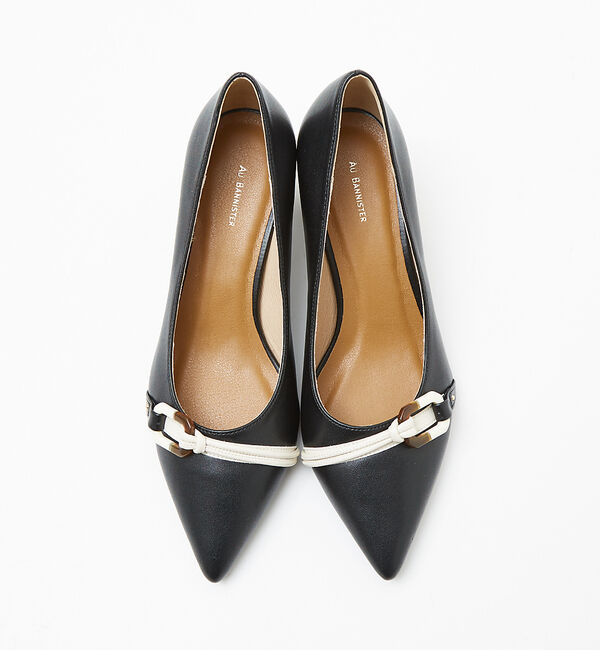 AU BANNISTER「【晴雨兼用】モチーフメタルラインパンプス」|レインシューズ|