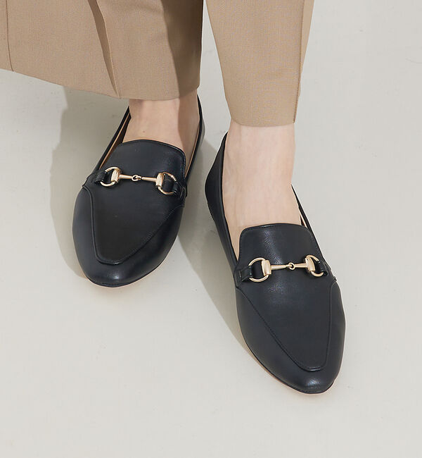 AU BANNISTER「【販売店舗限定】ビットローファー」|ローファー|ブラック