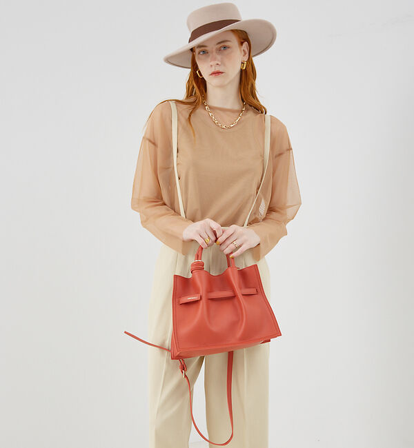 LOWELL things「Swell/2WAYギャザーオープントートBAG mini」|ショルダー・メッセンジャー|