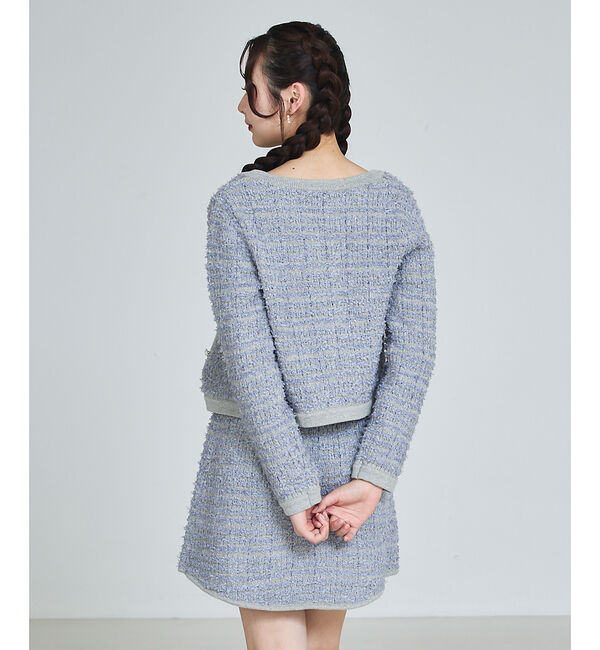 SELFIST「ラメフリンジカーディガン」|カーディガン|