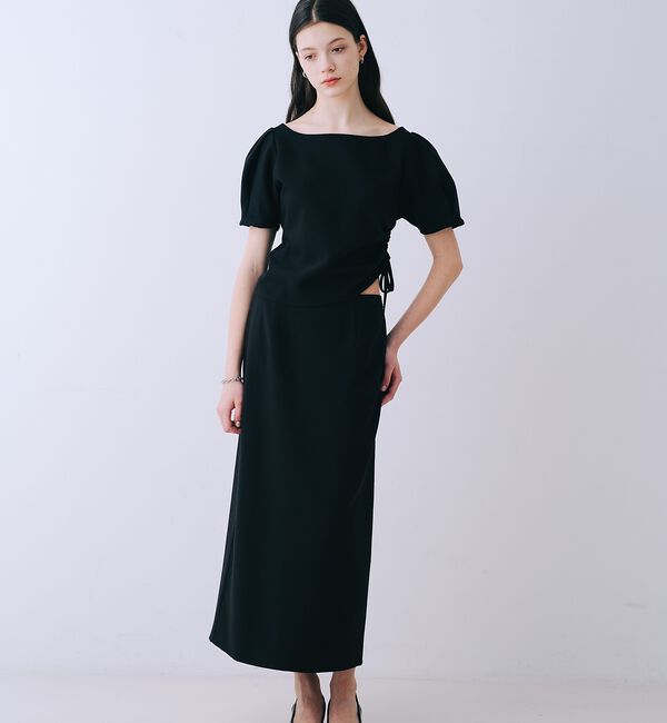 SELFIST「【kariさんコラボ】パフスリーブブラウス&times;タイトスカートセット【予約】」|ワンピース|