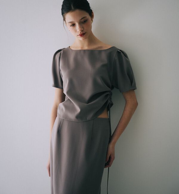 SELFIST「【kariさんコラボ】パフスリーブブラウス&times;タイトスカートセット【予約】」|ワンピース|