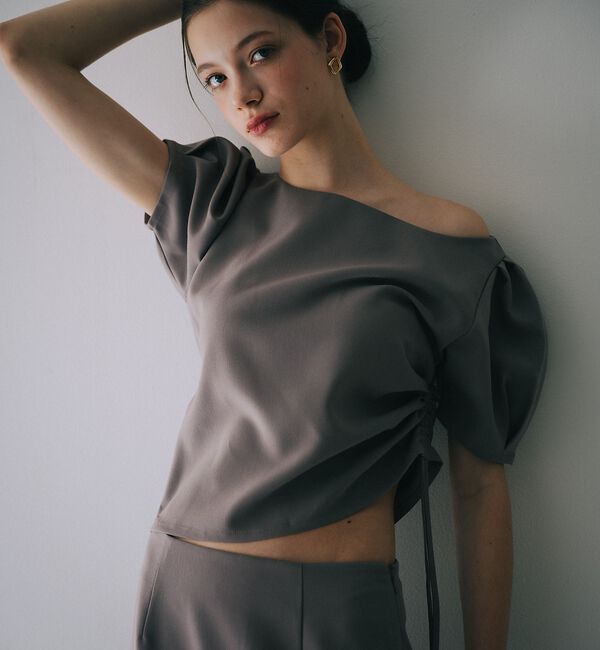 SELFIST「【kariさんコラボ】パフスリーブブラウス&times;タイトスカートセット【予約】」|ワンピース|