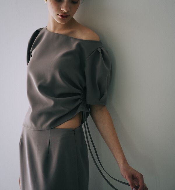 SELFIST「【kariさんコラボ】パフスリーブブラウス&times;タイトスカートセット【予約】」|ワンピース|