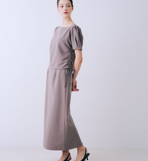 SELFIST「【kariさんコラボ】パフスリーブブラウス&times;タイトスカートセット【予約】」|ワンピース|