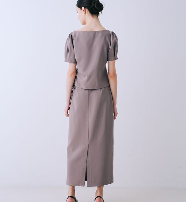 SELFIST「【kariさんコラボ】パフスリーブブラウス&times;タイトスカートセット【予約】」|ワンピース|