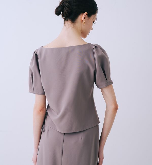 SELFIST「【kariさんコラボ】パフスリーブブラウス&times;タイトスカートセット【予約】」|ワンピース|