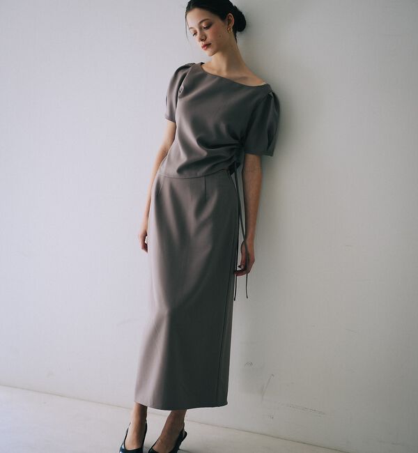 SELFIST「【kariさんコラボ】パフスリーブブラウス&times;タイトスカートセット【予約】」|ワンピース|