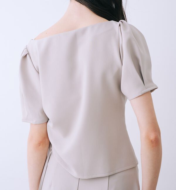 SELFIST「【kariさんコラボ】パフスリーブブラウス&times;タイトスカートセット【予約】」|ワンピース|