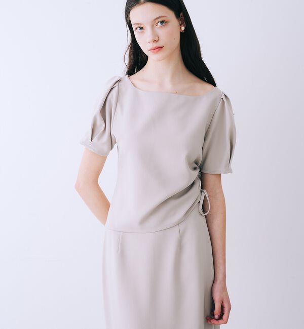 SELFIST「【kariさんコラボ】パフスリーブブラウス&times;タイトスカートセット【予約】」|ワンピース|