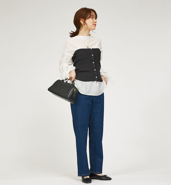 abahouse mavie「【２点セット】ビスチェ付きシアーニット」|ニット・セーター|