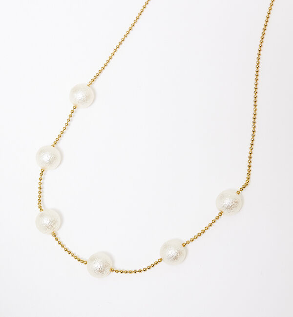 abahouse mavie「コットンパールネックレス」|ネックレス|