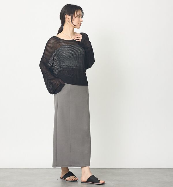 abahouse mavie「【再登場！】シアーニットプルオーバー」|ニット・セーター|