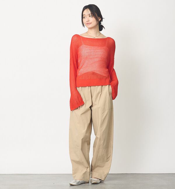 abahouse mavie「【再登場！】シアーニットプルオーバー」|ニット・セーター|