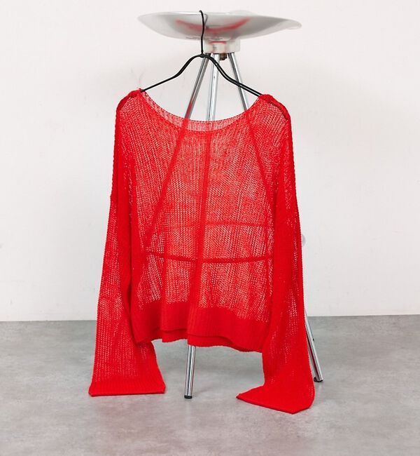 abahouse mavie「【再登場！】シアーニットプルオーバー」|ニット・セーター|