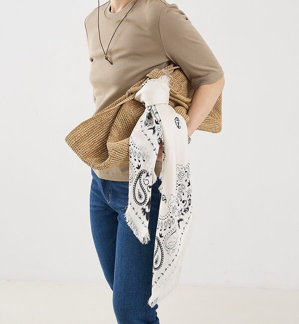 The Store by C' 「【ASAUCE MELER】【別注】シルクバンダナ」|バンダナ・スカーフ|