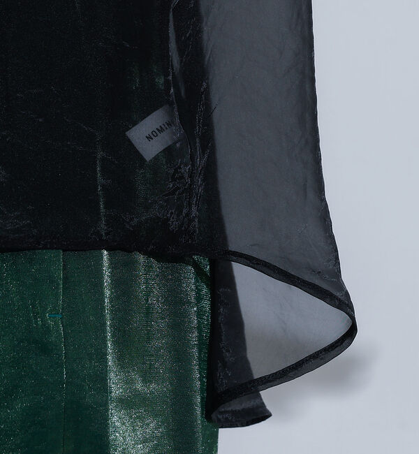 NOMINE「【セットアップ着用可】シアー ドルマンスリーブ プルオーバー」|シャツ・ブラウス|