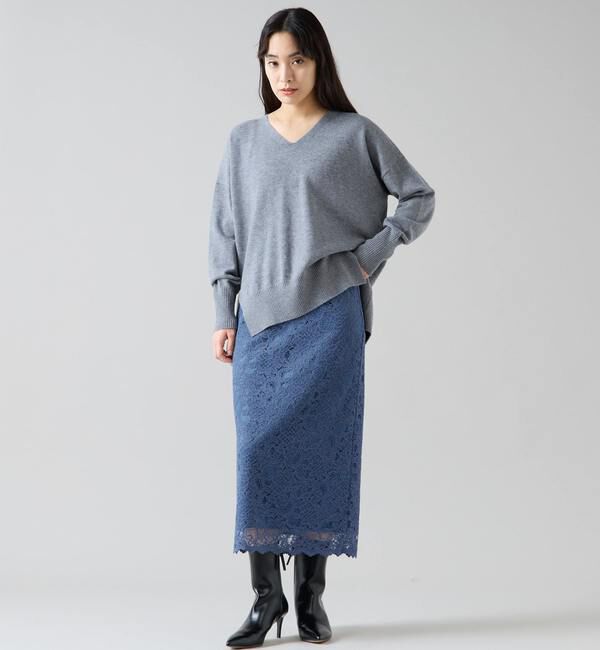 TIARA「Iラインレースタイトスカート」|スカート|