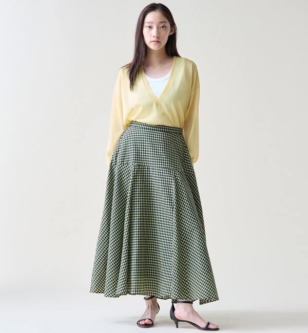 TIARA「Vネックシアーニット」|ニット・セーター|