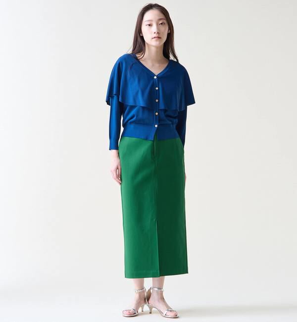 TIARA「Vネックケープニット」|ニット・セーター|