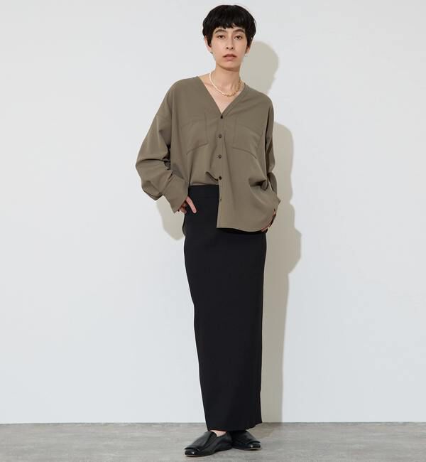 Liesse「Vカラーシャツ」|シャツ・ブラウス|