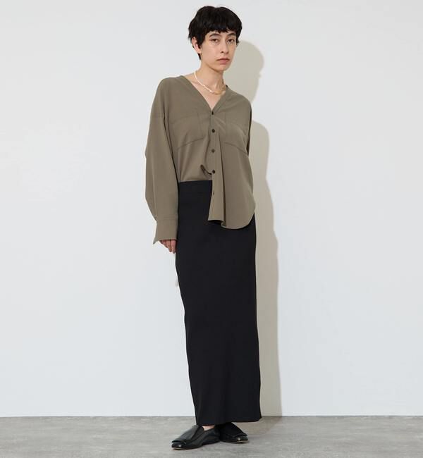 Liesse「Vカラーシャツ」|シャツ・ブラウス|