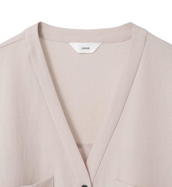 Liesse「Vカラーシャツ」|シャツ・ブラウス|