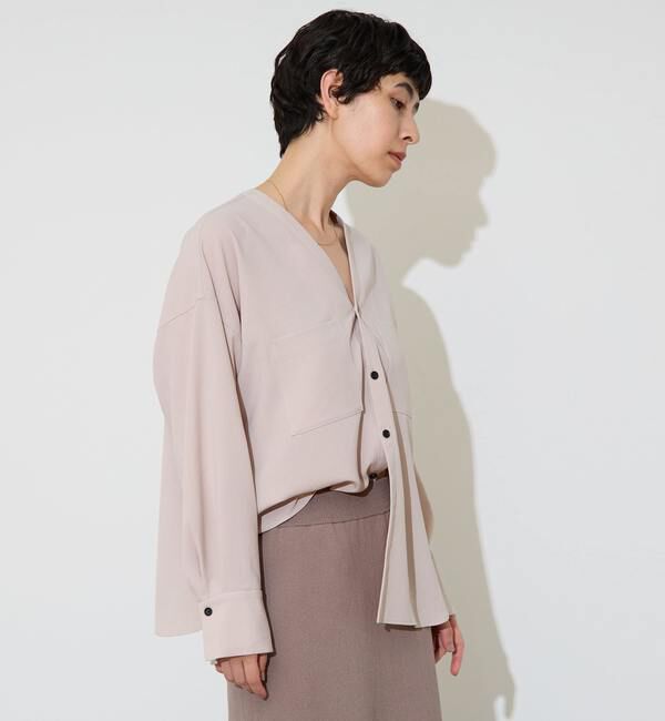 Liesse「Vカラーシャツ」|シャツ・ブラウス|