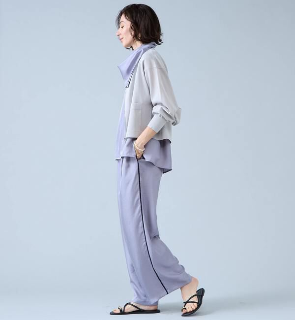 Liesse「シアージップニット」|カーディガン|