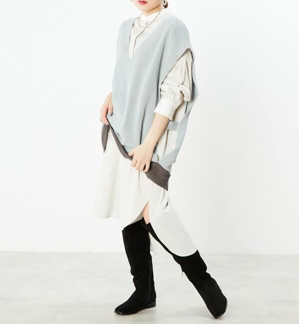  「予約受付2/28（月）まで！！【STELLA CIFFON】2WAYニットベスト」|ニット・セーター|