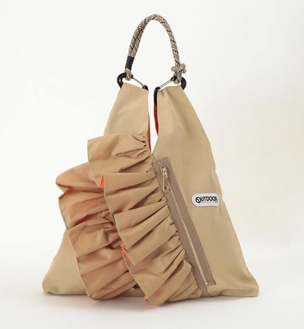SOFFITTO「【RISLEY&times;OUTDOOR(リズレイ&times;アウトドア)】トライアングルフリルバッグ［R2501-TFB36］」|ショルダー・メッセンジャー|