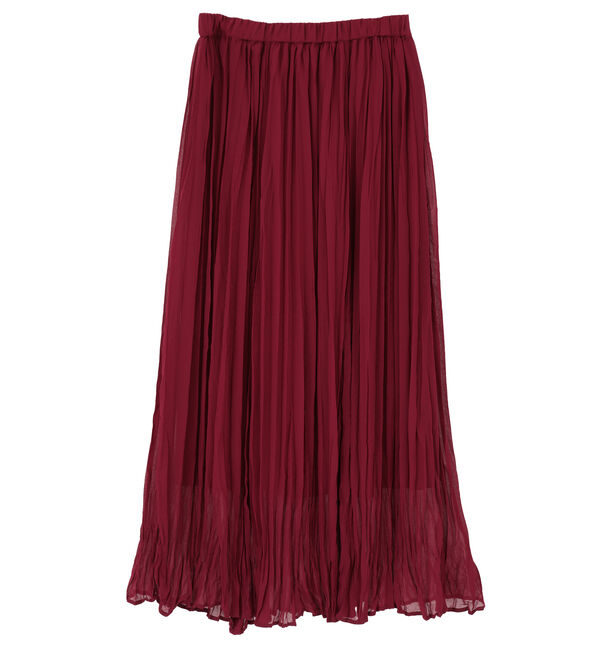 SOFFITTO「【A_/エース】ウエストゴムワッシャープリーツスカート」|スカート|