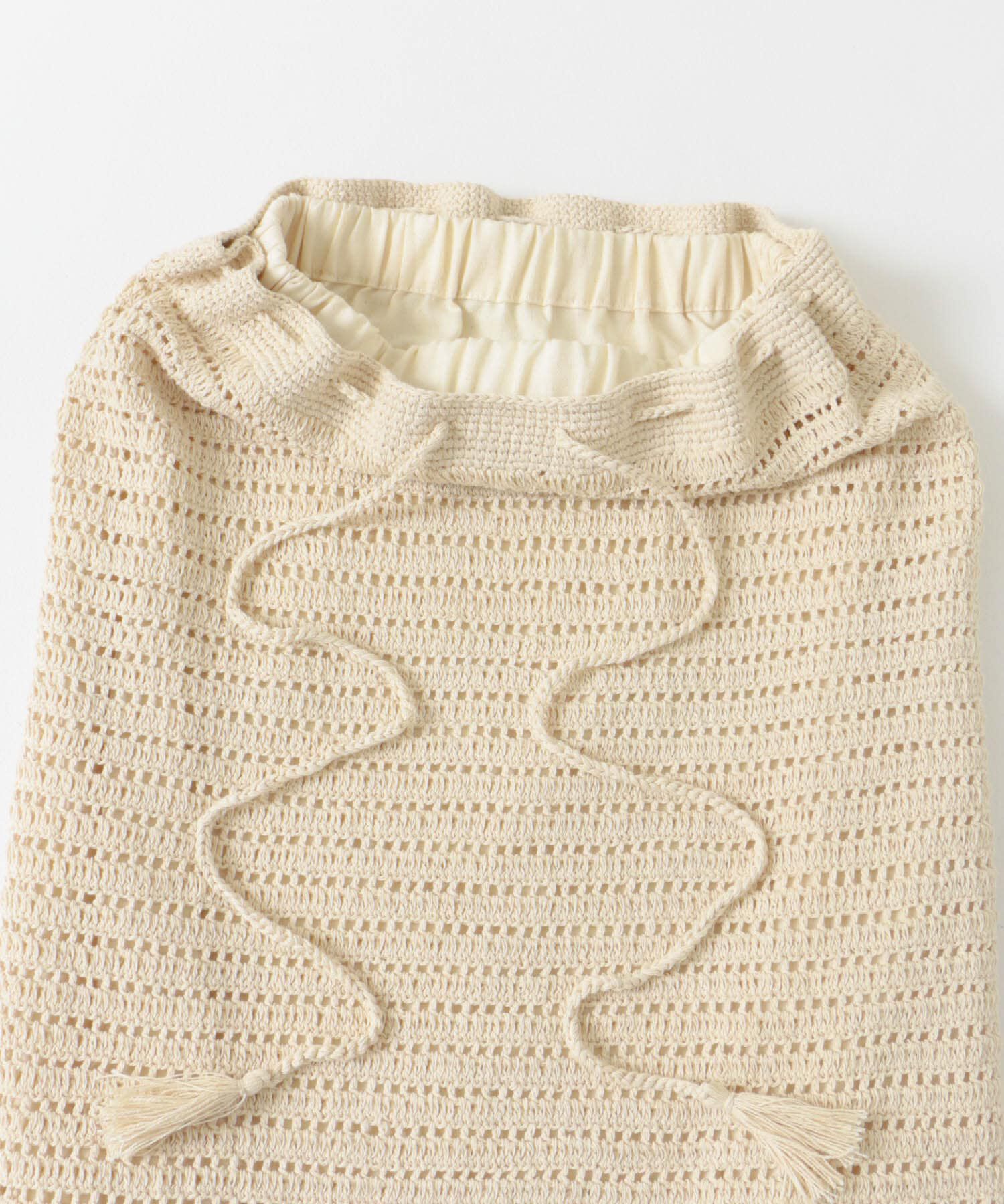 URBAN RESEARCH DOORS「『別注』KHWOPA&times;DOORS　かぎ針スカート」|スカート|