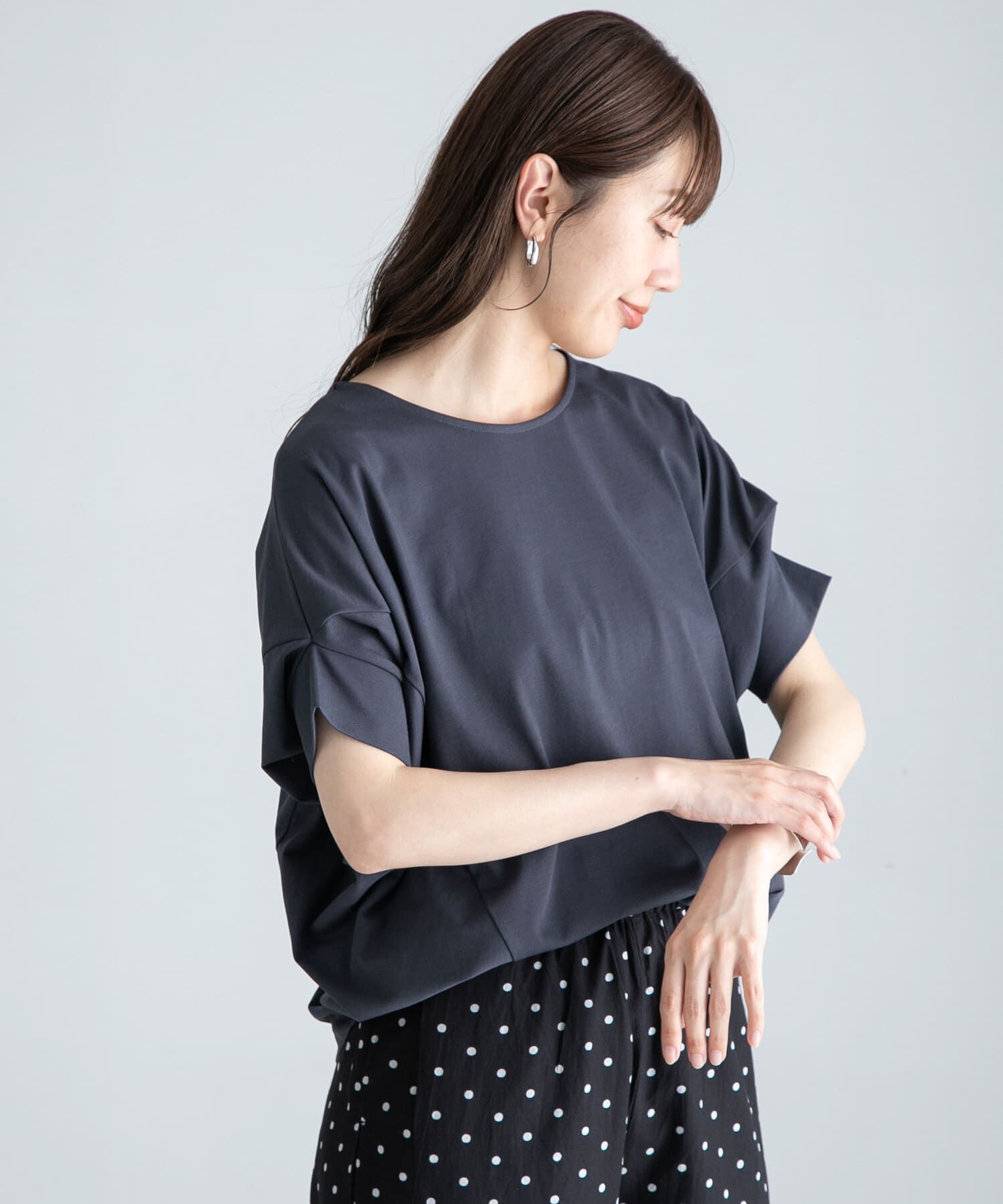 Sonny Label 「『WEB限定』吸水速乾UVクールタッチドルマンプルオーバー」|Tシャツ・カットソー|