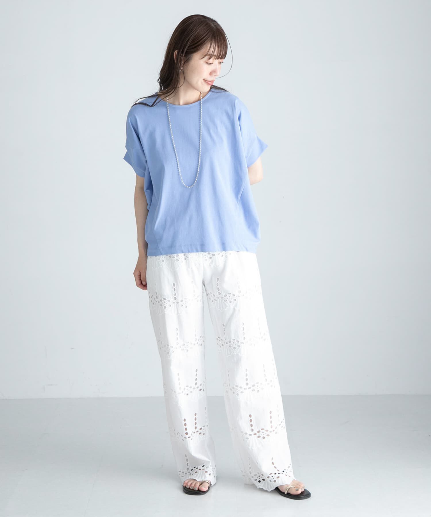 Sonny Label 「『WEB限定』吸水速乾UVクールタッチドルマンプルオーバー」|Tシャツ・カットソー|