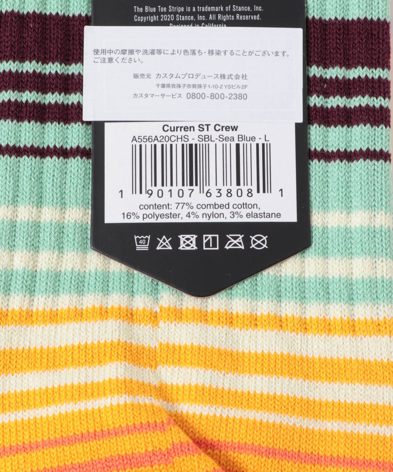 Sonny Label 「STANCE SOCKS　CURREN ST CREW」|ソックス|