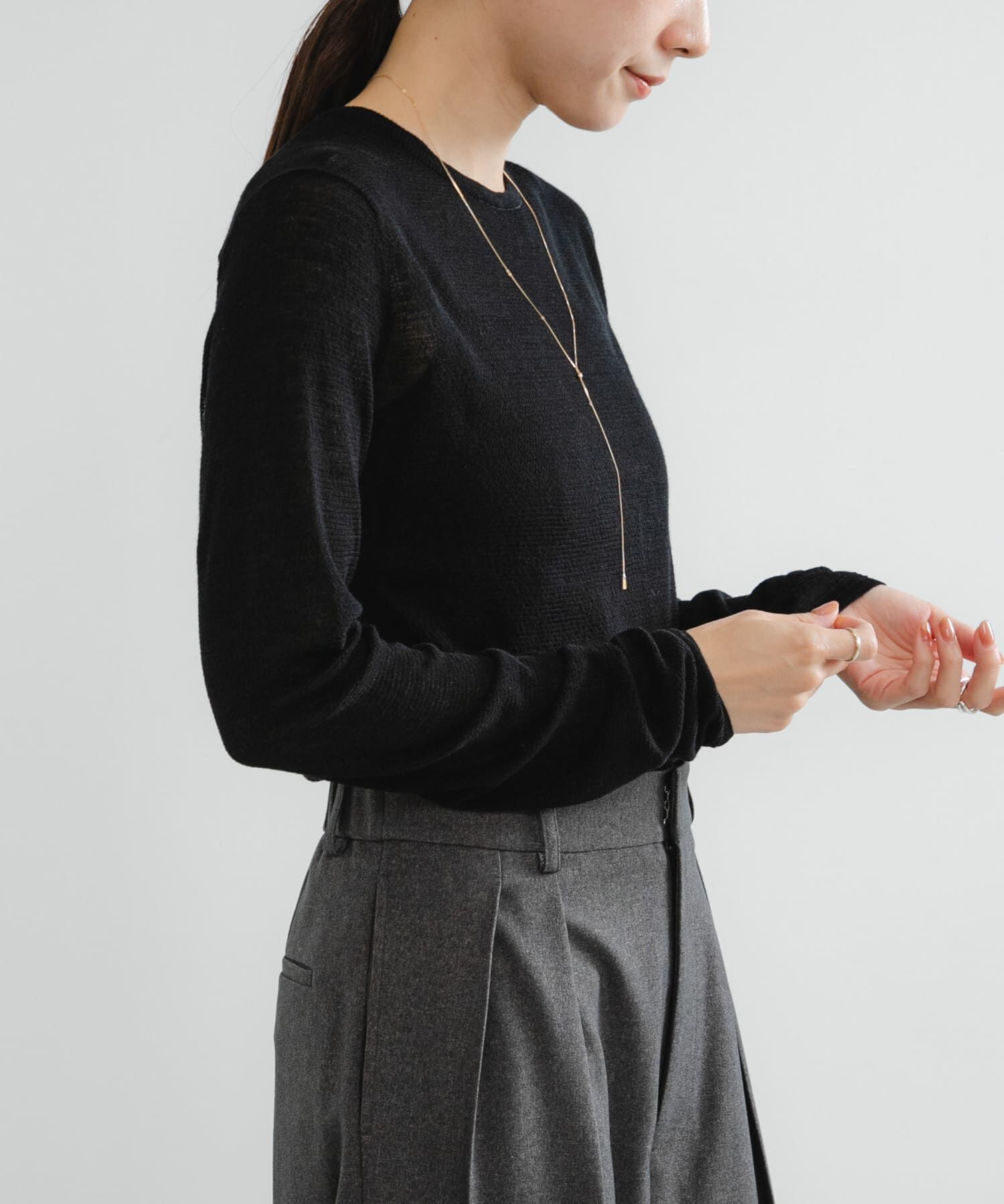 URBAN RESEARCH「new basic　LOA THERMAL CREWKNIT」|ニット・セーター|