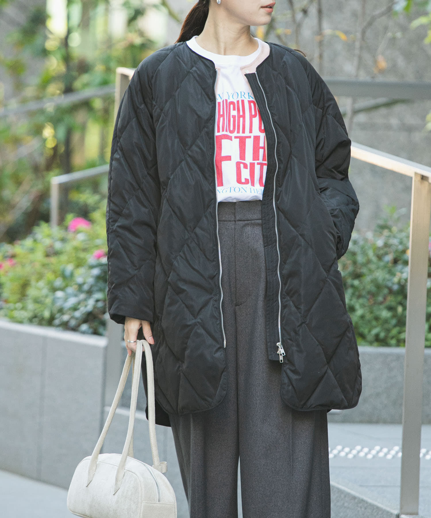 URBAN RESEARCH「『Sサイズ/WEB限定』コクーンキルティングロングダウン」|ダウン|