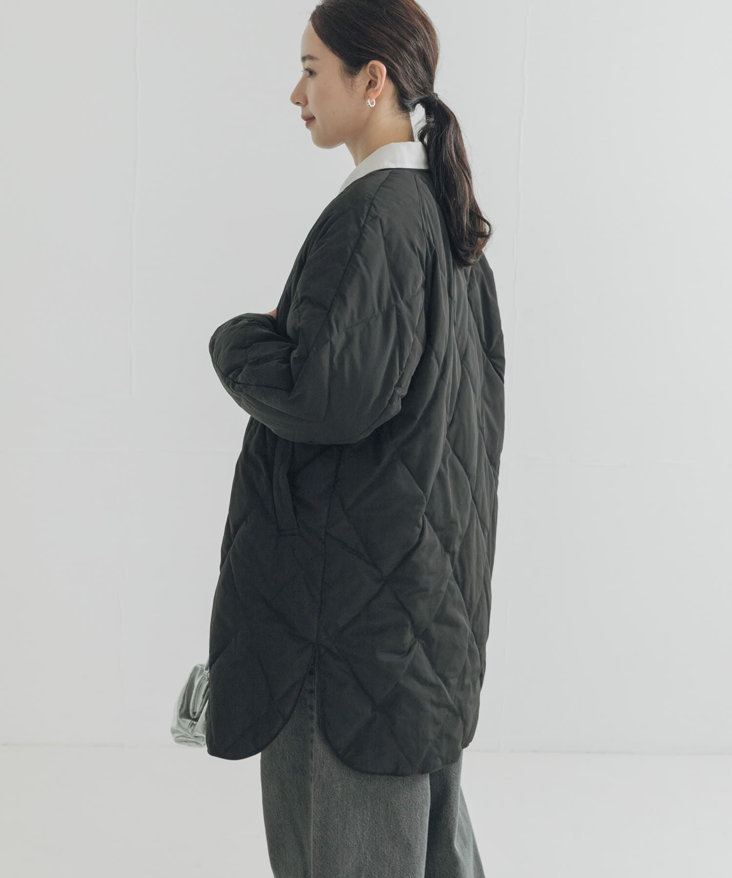 URBAN RESEARCH「『Sサイズ/WEB限定』コクーンキルティングロングダウン」|ダウン|