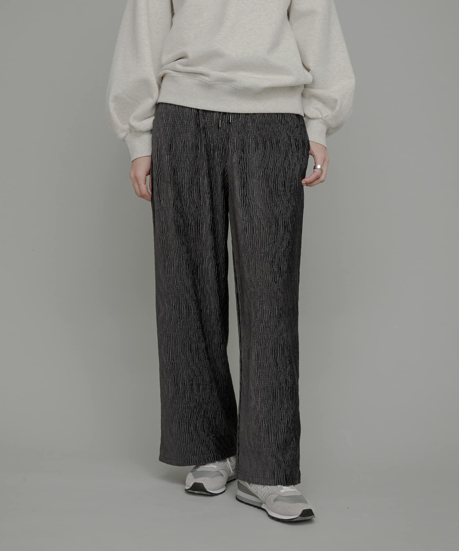 Sonny Label 「ベロアプリーツイージーカットパンツ」|その他|