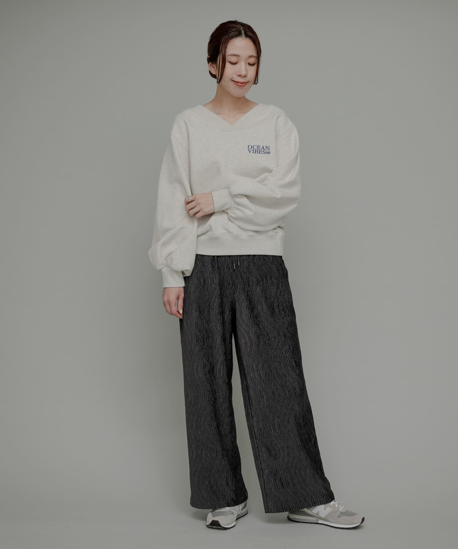 Sonny Label 「ベロアプリーツイージーカットパンツ」|その他|