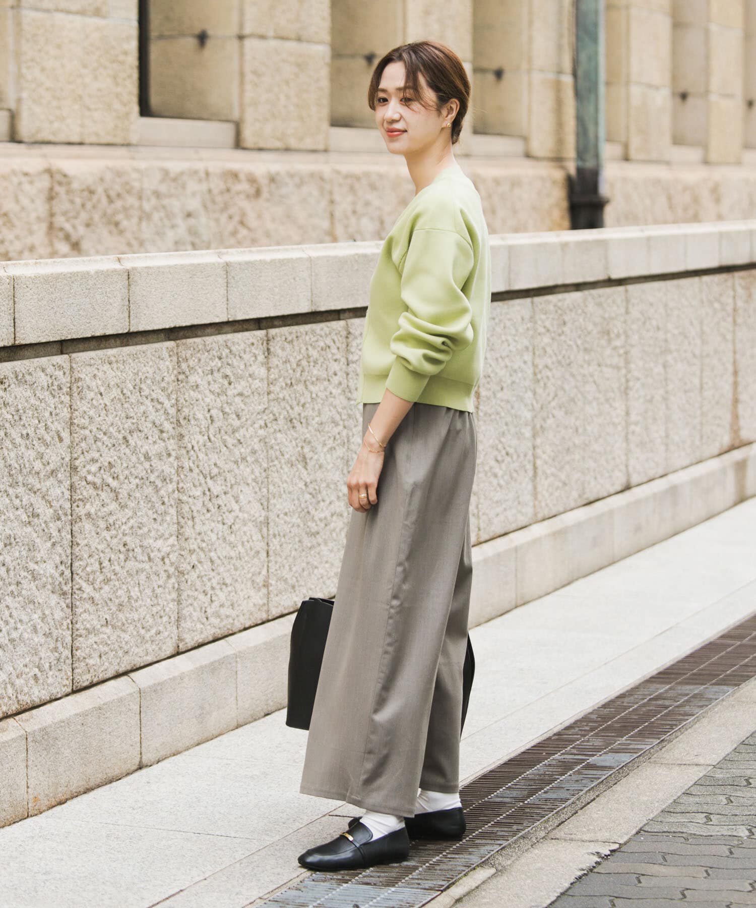 URBAN RESEARCH DOORS「『仁村紗和さん着用』『UR TECH』完声9分丈ワイドパンツ」|その他|